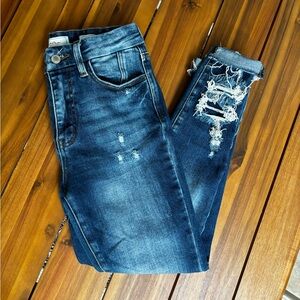 Kancan Signature High Rise Ankle Skinny